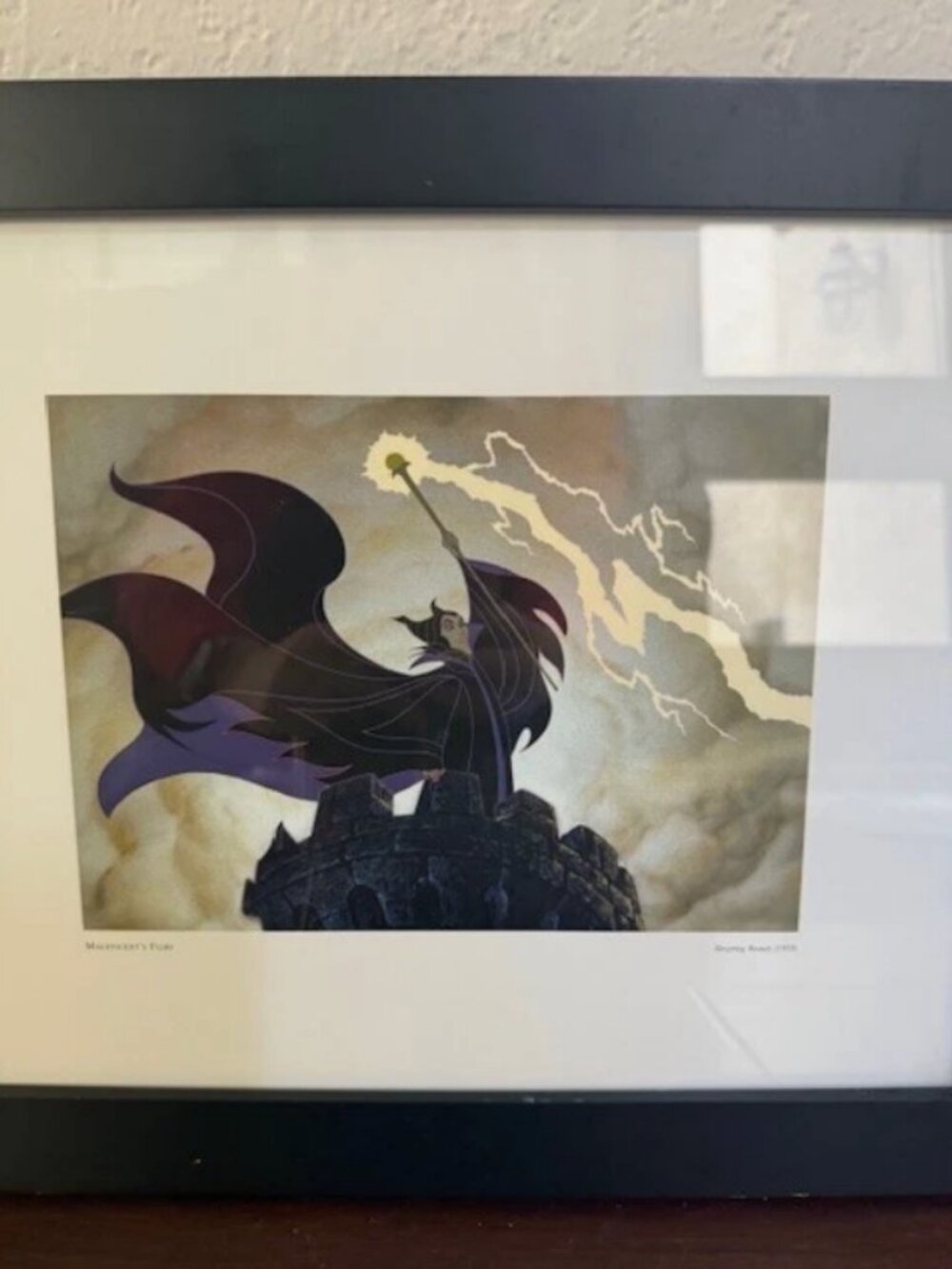 Disney Maleficent Print By The McGaw Group “Maleficent's Fury” Framed - Picture 2 of 5